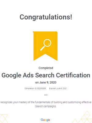 google digital marketing certificate NIDM Koramangala