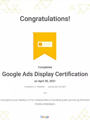 google digital marketing certificate NIDM Bangalore